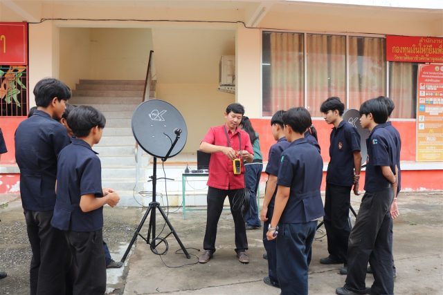 บรรยากาศการเรียนการสอน สาขาเทคโนโลยีการสื่อสารโทรคมนาคม